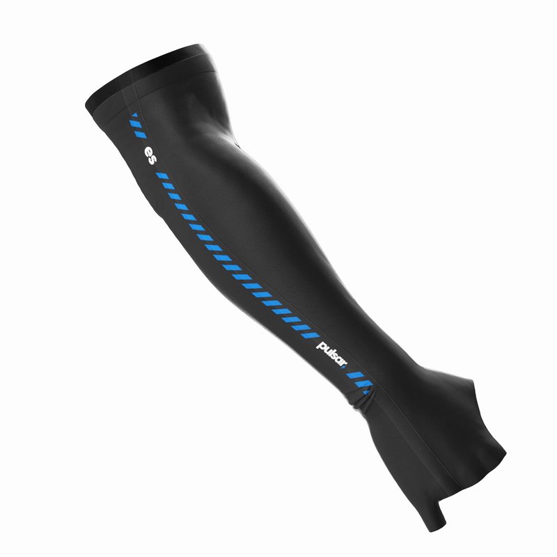 PULSAR eS Gaming Arm Sleeve for Esports Gaming Compression Sleeve, Finger Long Large Black