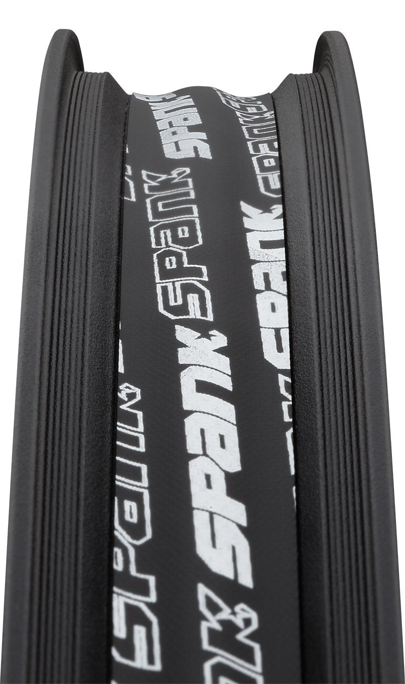 Spank Spike Race 33 Freeride Race Bicycle Rims (26inch,Black), Tubeless-Ready Rim, For Gravity Enduro, Freeride, DH Race Optimised, Dynamal Alloy, Shotpeen Anodized