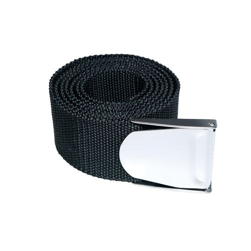 DiveTec Scuba Diving Weight Belt – 67” Black Nylon Webbing with 304 Stainless Steel Quick Release Buckle – Adjustable Fit for Scuba and Snorkeling