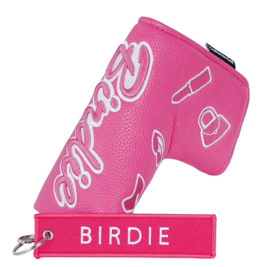 Craftsman Golf Lipstick Diamond Handbag Bow Pink Blade Putter Headcover Head Cover Gift for Women with Key Chain