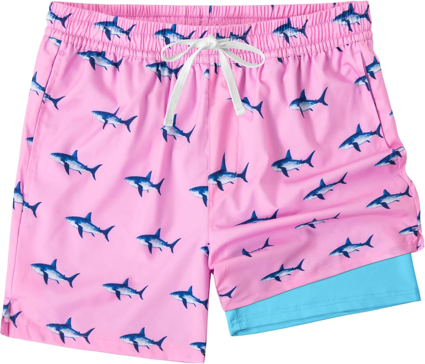 XOMZG Men's Swim Trunks - Quick Dry Mesh Lining Beach Shorts with Pockets | Hawaiian Print