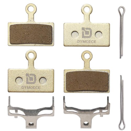 Dymoece 2 Pairs Bike Disc Brake Pads Compatible with Shimano Deore XT XTR SLX (Resin,Semi-Metallic,Sintered Metal) SCP-SLX