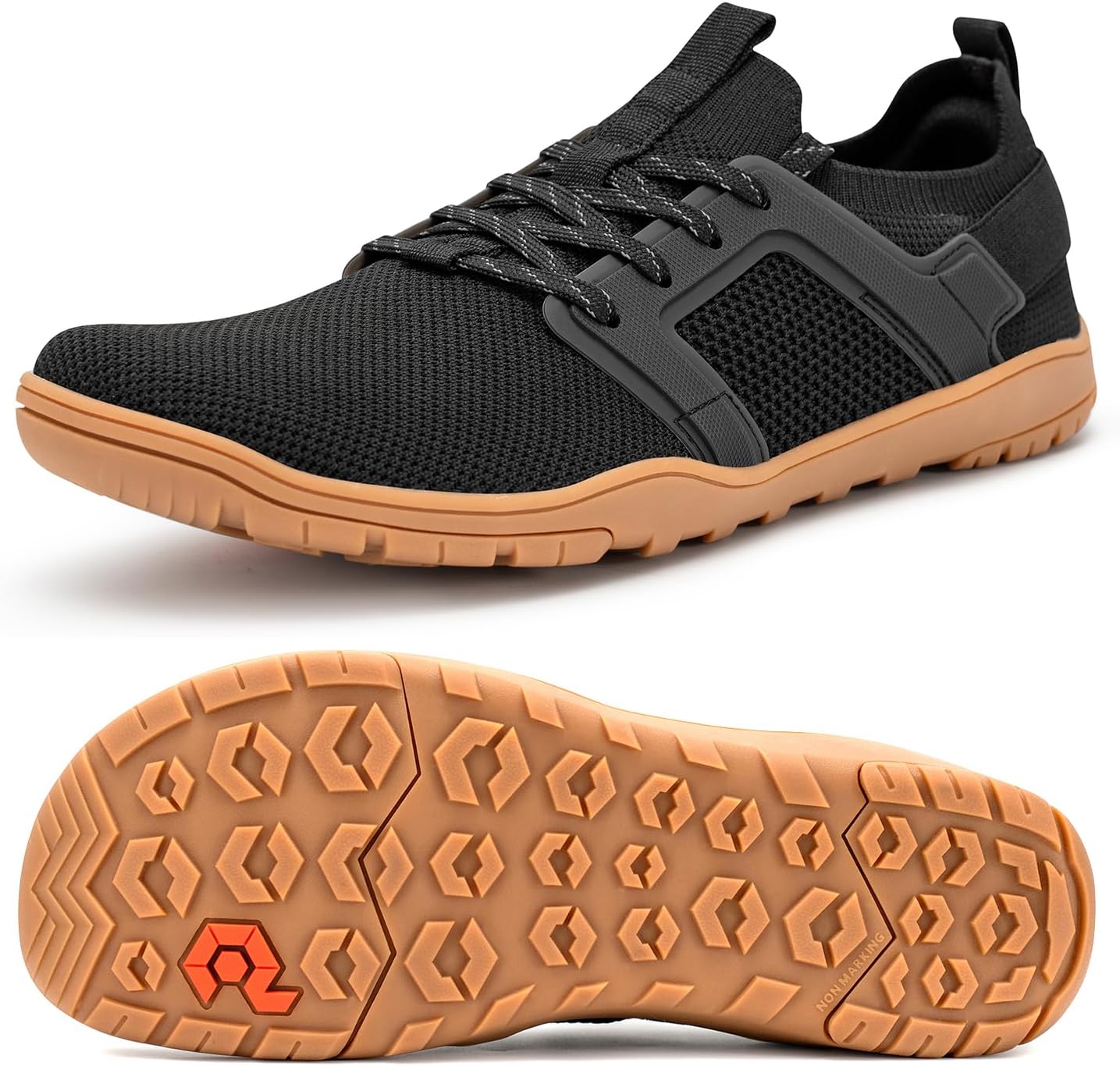 Pulltop Barefoot Trail Running Shoes - Wide Toe Box | Zero Drop Sole for Minimalist Training