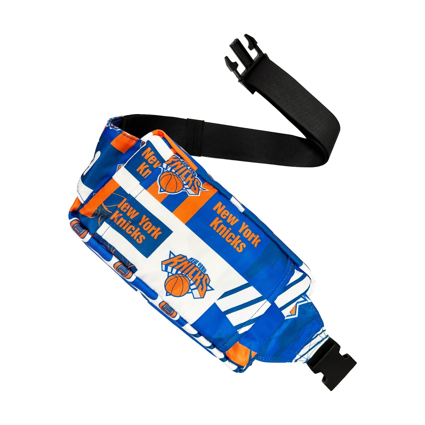 Pro Specialties Group New York Knicks Transformable 2-in-1 Mini Backpack: Convertible, Stylish, water-resistant travel belt bag.