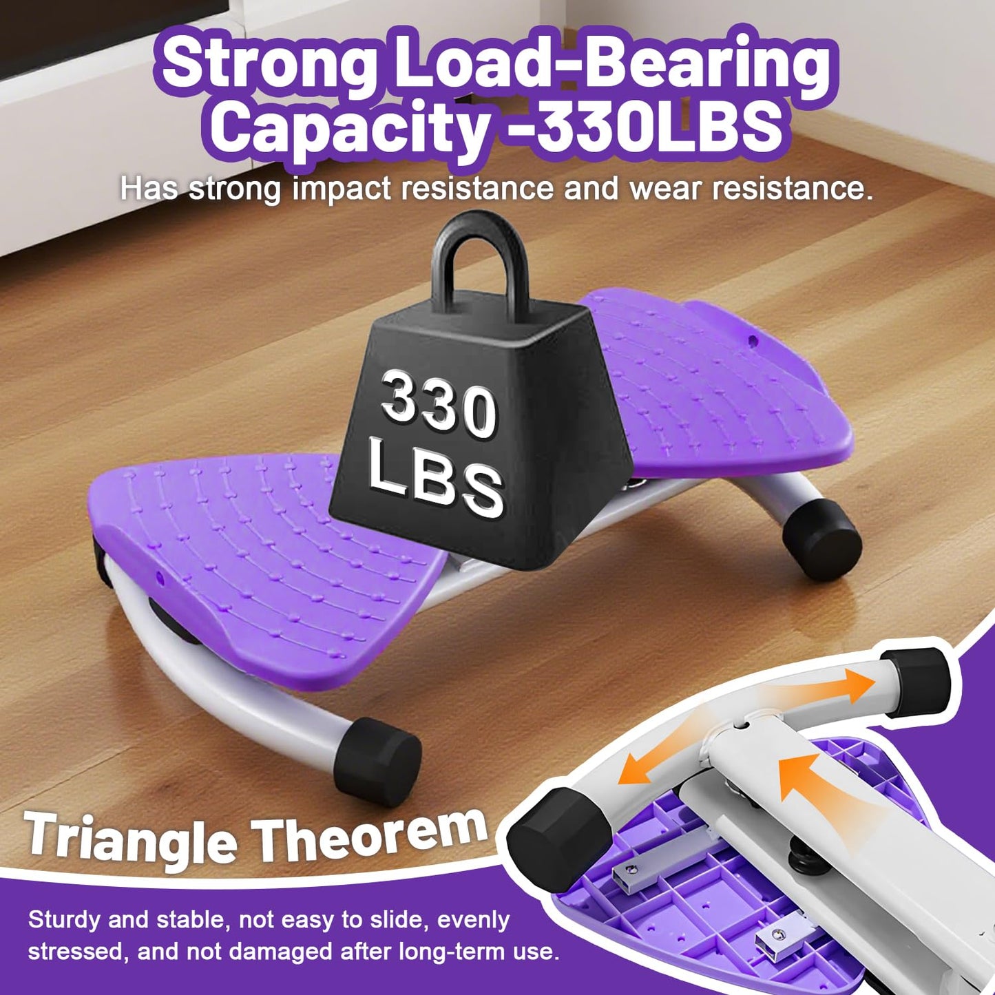 Waist Twisting Fitness Tool, Adjustable Waist Twisting Machine For Women Men, Ab Twister Board, 330 Lbs Capacity & Led Digital Display, Home Gym Equipment