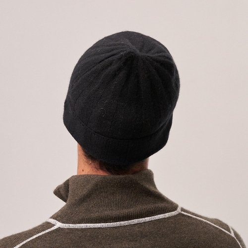 EURKEA 100% Pure Cashmere Winter Beanie Skullies Cap for Men, Soft Warm Lightweight Beanie