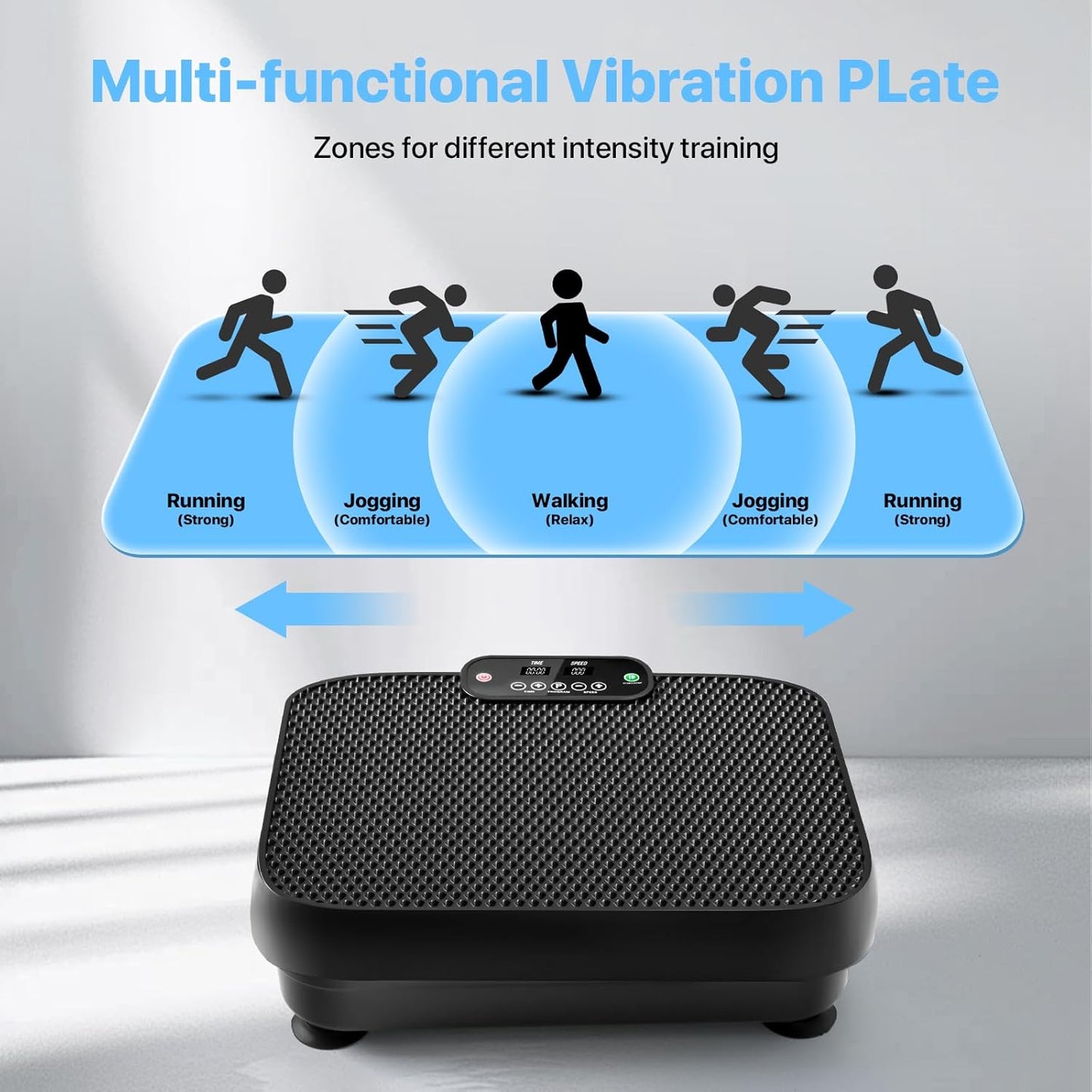 Skiennix Vibration Plate Exercise Machine - Whole Body Workout for Weight Loss & Lymphatic Drainage | Mini Shake Plate