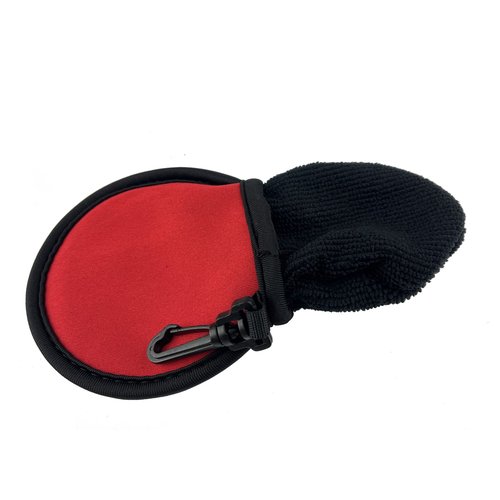 Miokun 12 Pieces Portable Pocket Golf Ball Cleaner Pouch Golf Ball Washer