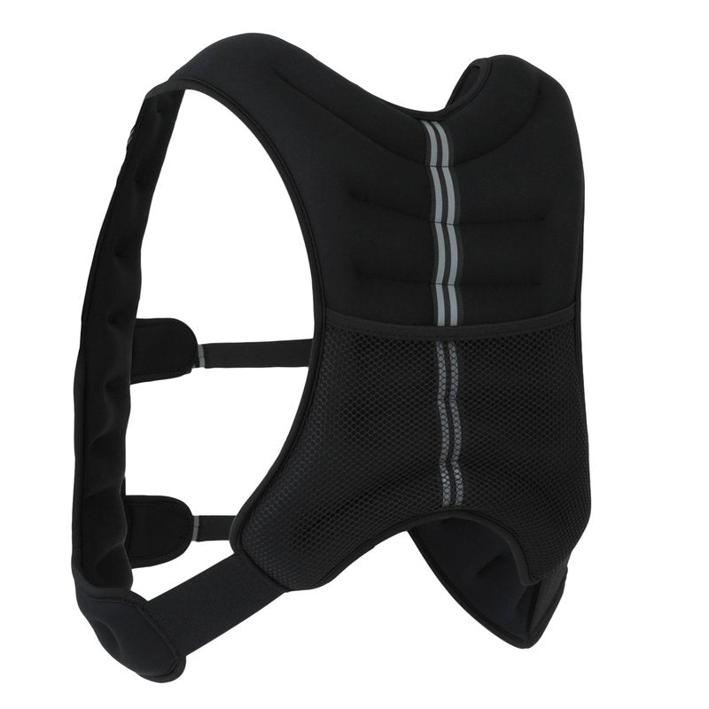 Weighted Vest, 15lb/20lb Workout Weight Vest with Reflective Stripe for Strength Training, Running, Weightlifting, Fitness, Muscle Building, and Weight Loss, Soft, Slim Design with Weights Included