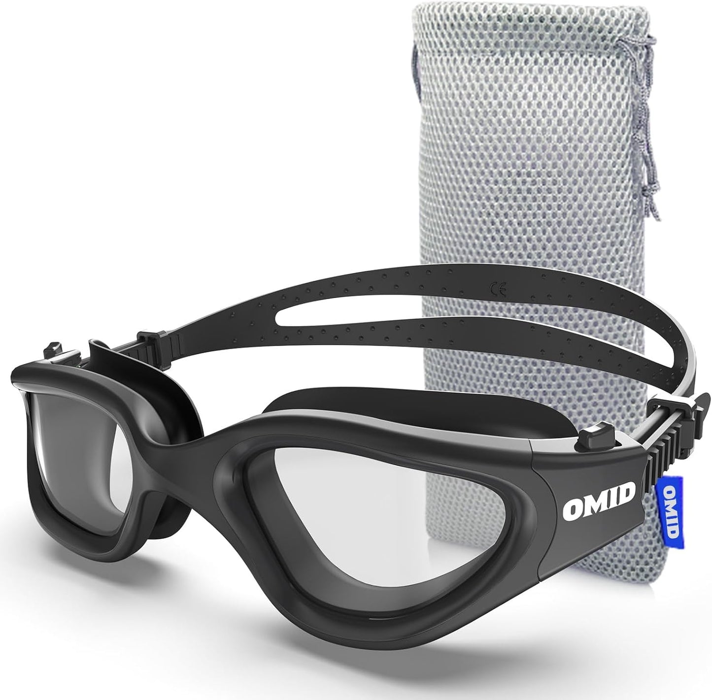 OMID Swim Goggles - P2 Lite Comfortable Anti-Fog Design for Men, Women & Youth | Perfect for Swimming