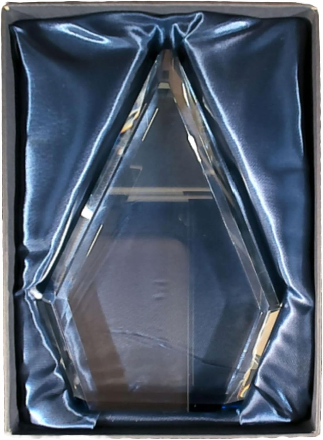 Skiennix Customizable Solid Crystal Trophy - 8 Inch Personalized Award for Employee Recognition