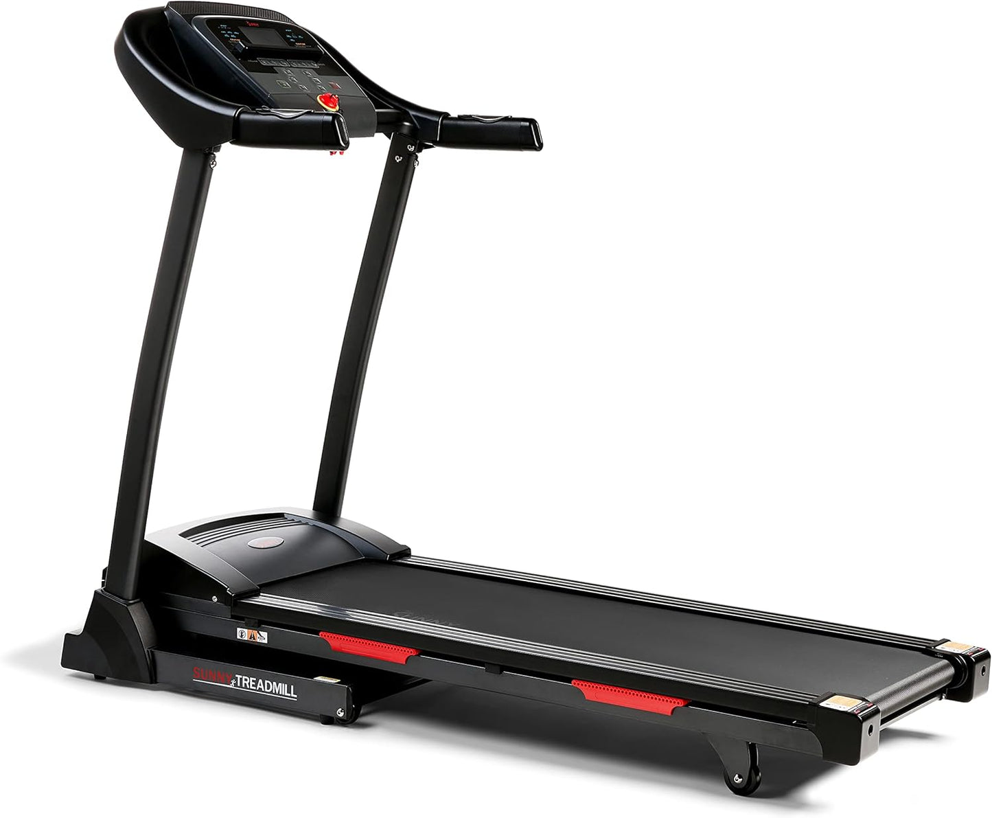 Sunny Health & Fitness Folding Treadmill - Smart Performance with Adjustable Incline & Free App