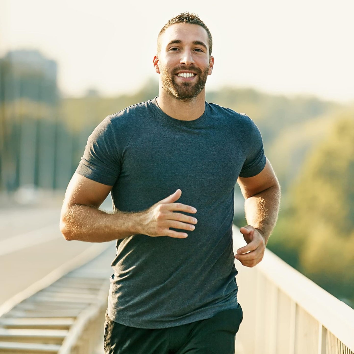 MLYENX Men's Workout Shirts - 7 Pack Quick Dry Moisture-Wicking Athletic T-Shirts | Perfect for Gym