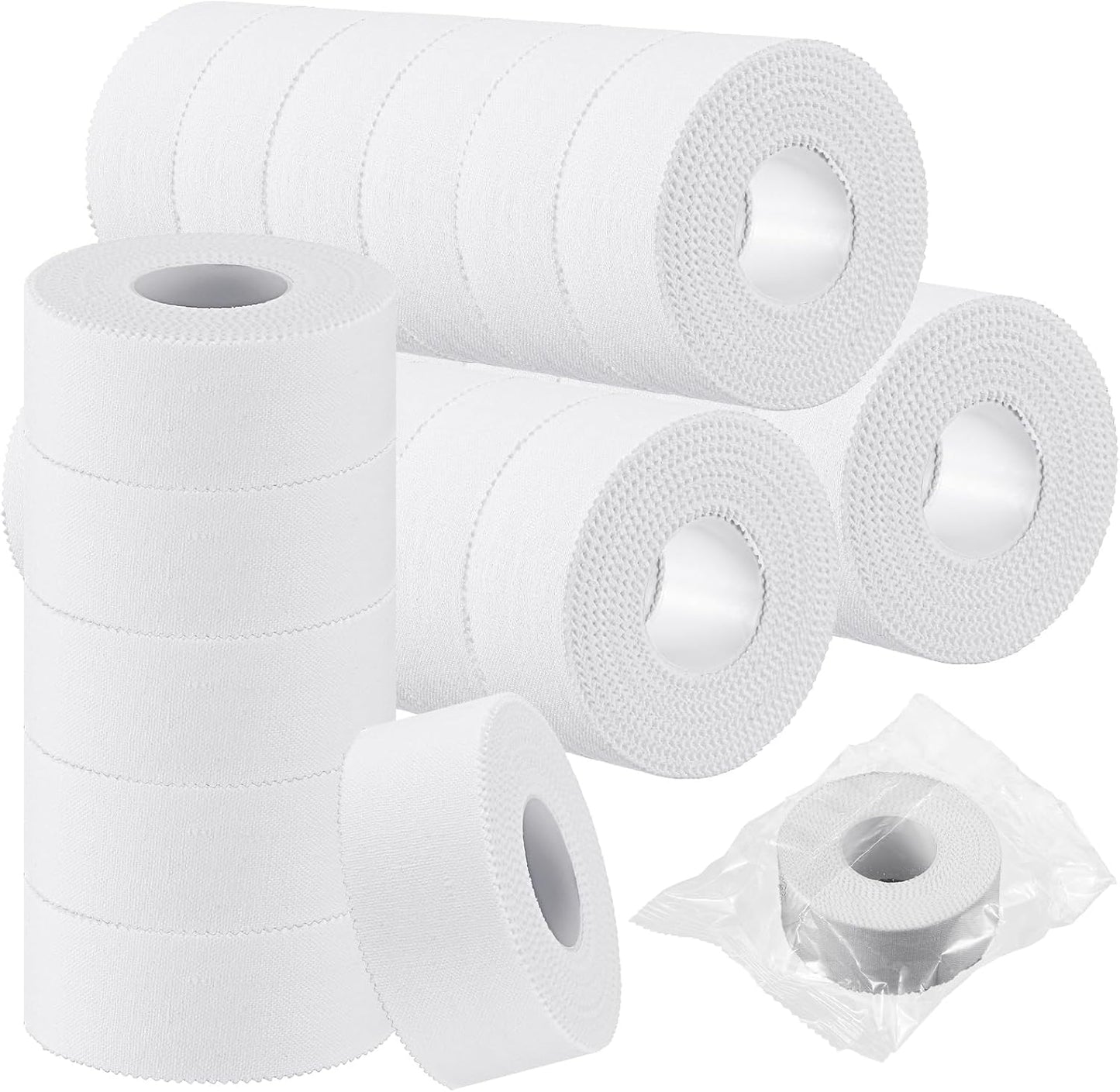 Threlaco Athletic Porous Tape - 1" Wide x 10 Yards | Medical Adhesive for Sports & Muscle Support