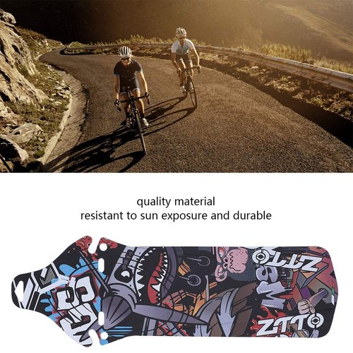 Mudguard Rear Guard, Mountain Fenders Mudguard, Plastic Cycling Rear/Saddle Mudguard Mud Guard for Road Mountain, 1 Pack