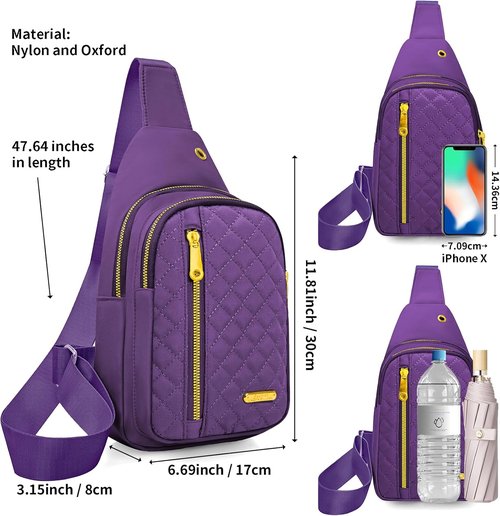 Aisijimo Small Sling Bag - Casual Crossbody Backpack for Men & Women | Compact & Stylish Design