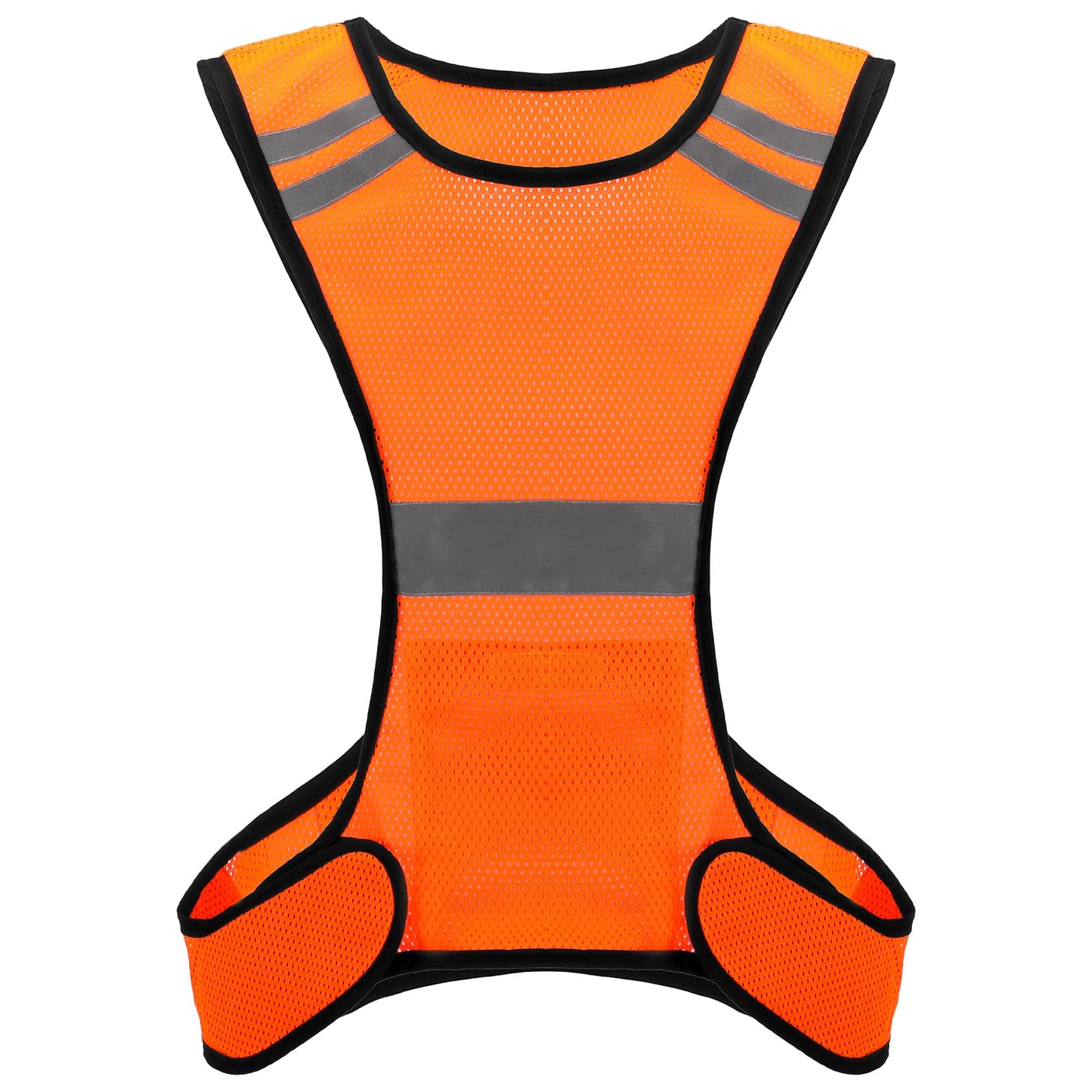 Ptwola Reflective Running Vest High Visibility Running Gear with Large Pocket Night Lightweight Reflective Safety Vest for Women Men Kids Biking Cycling Riding Walking Motorcycle Construction Workers