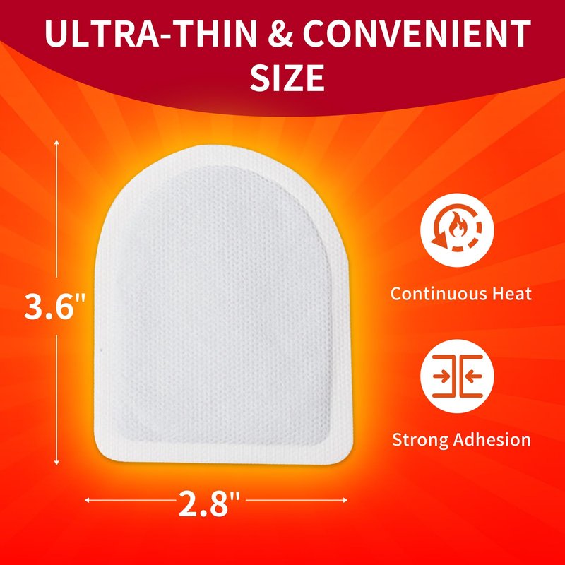 IFORY Toe Warmers - Long Lasting, Odorless, Air Activated Self-Adhesive Foot Warmer- Up to 8 Hours of Heat - 40 Pairs Feet Warmers- Ultra-Thin Disposable