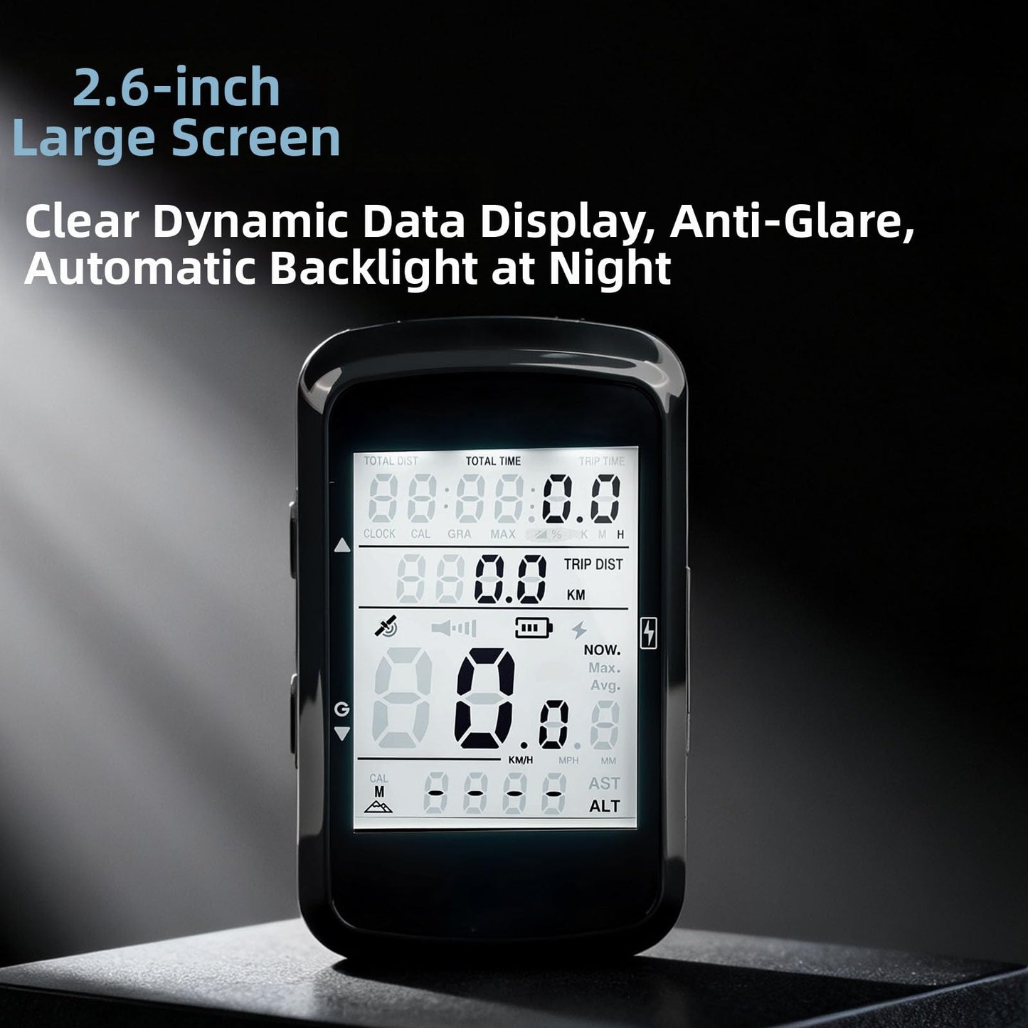 OFFBONDAGE Bike Computer GPS Bicycle Speedometer Odometer with Automatic Backlight Waterproof and Long Battery Life