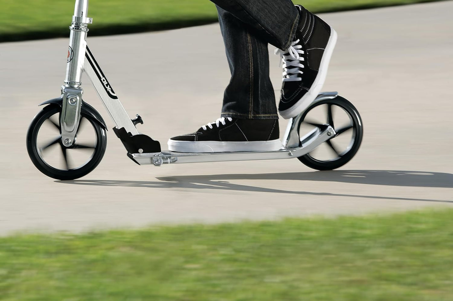 Razor A5 DLX Kick Scooter for Kids 8+ | Foldable Design, 8" Urethane Wheels, Supports Up to 220 lbs