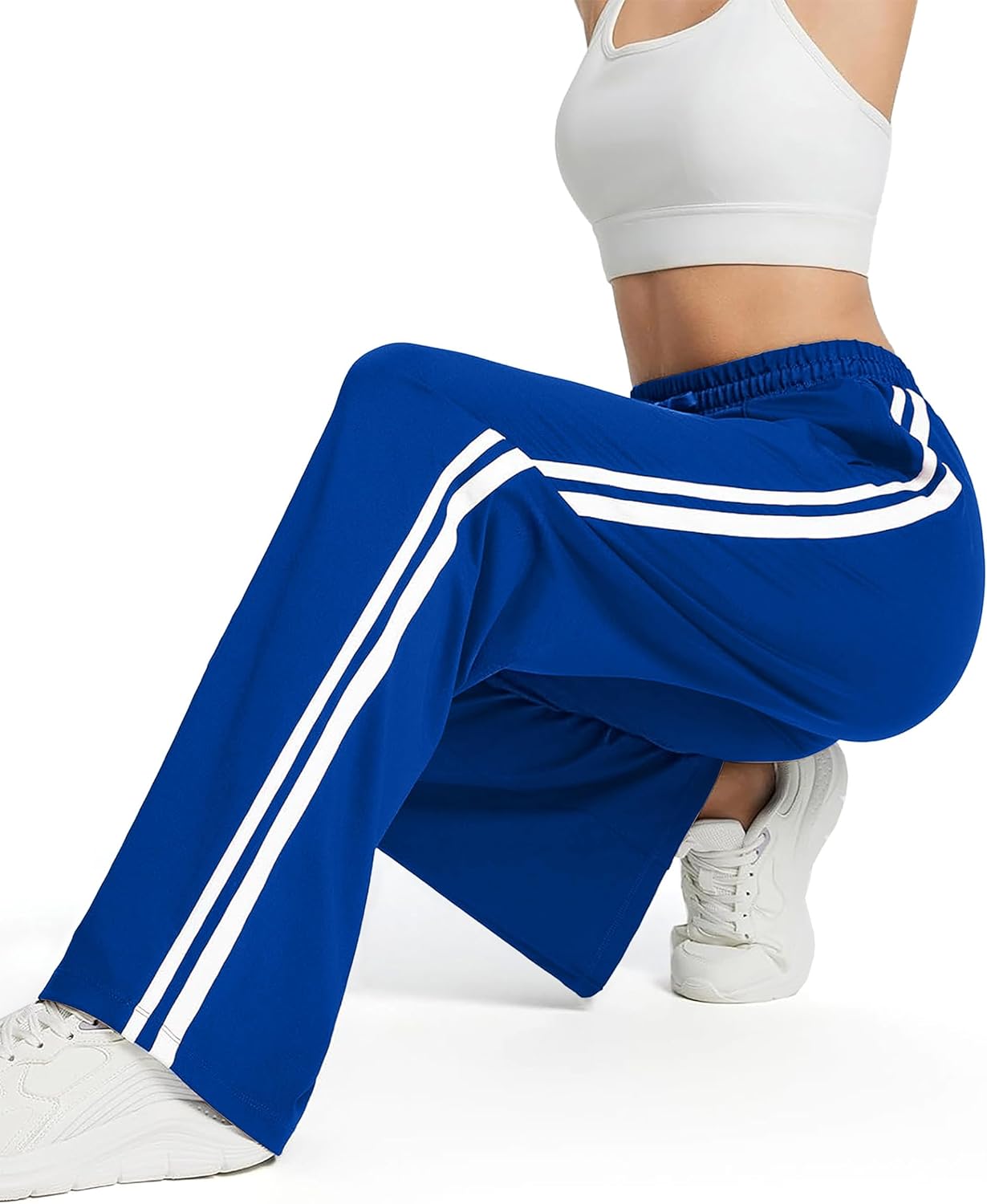 Tapata Women's Track Pants - Loose Straight Leg Jogging Sweatpants for Athletic Comfort | Sizes 28-36