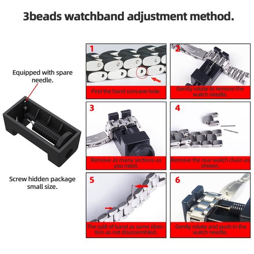 MIJOBS Strap for Xiaomi Mi Band 6 Mi Band 5, Metal Strap Compatible with Mi Band 4 Mi Band 3 Replacement Wristband Stainless Steel Watch Band for Men Women