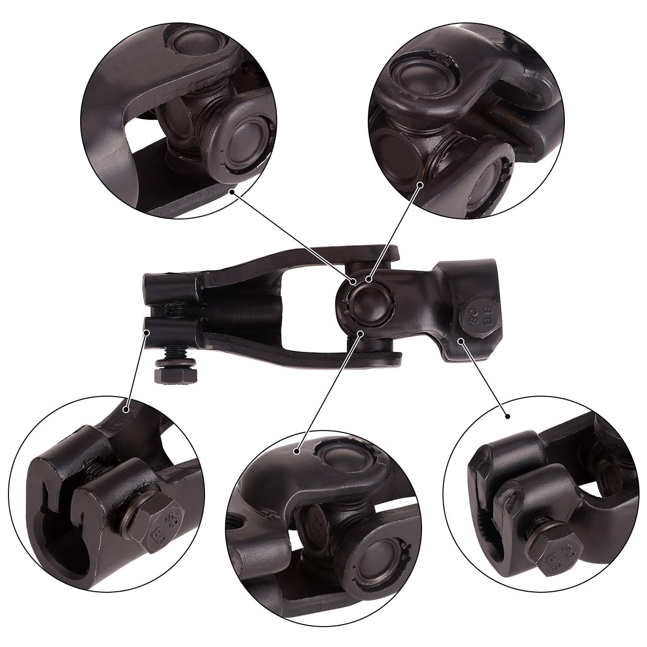10L0L Golf Cart Metal Steering Lower Yoke Fits Club Car Precedent 2004-Up & Tempo 2018 Up, OEM 103810201