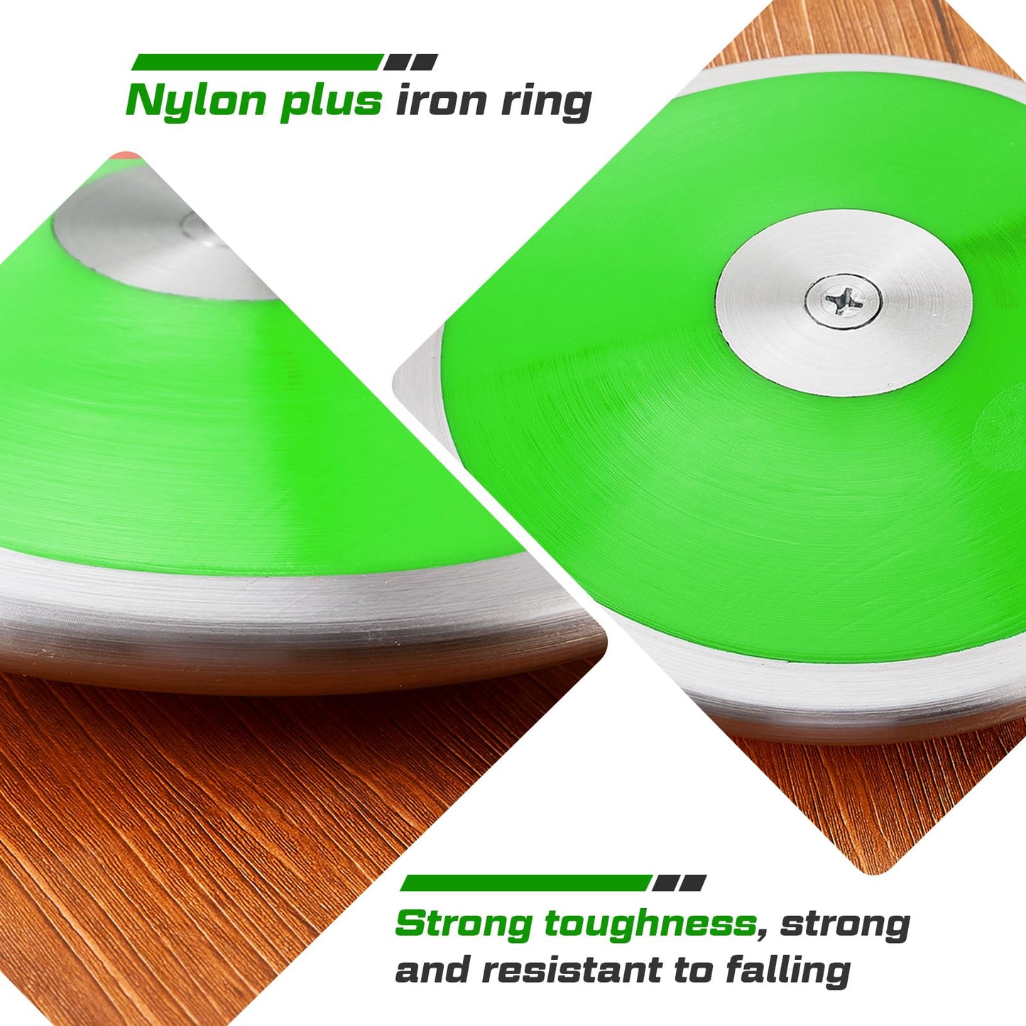 Wettarn 2 Pcs 1. 6 kg Sports Training Discus for Junior High School Students Teen Boys Girls Graduation Gifts for Discus Track and Field Discuses Track and Field Equipment Men Women