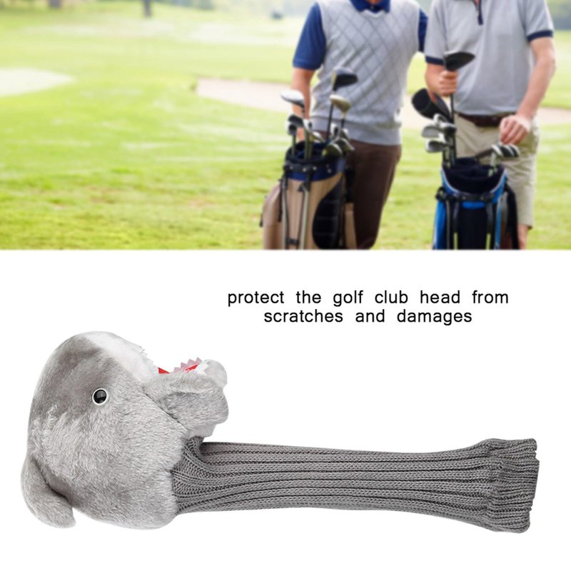 Ejoyous Golf Headcover, Shark Funny Golf Headcover, Animal Golf Wood Driver Headcover, Universal Fit Any Brand 3 and 5 Wood Driver