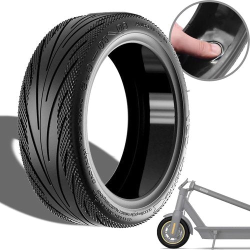 Felixstory 10 Inch Tire, 10x2.5 60/70-6.5 Vacuum Outer Tire for Segway Ninebot Max G30P G30LP/ F2 Electric Scooter, Original Tubeless Tyre, Built-in Self-repair Glue, fit for VOLPAM SP01, Hiboy S2 MAX