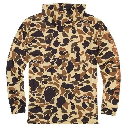Browning mens Retro Browning 3010861205 Shirt Hooded Tech Long Sleeve Vtan, Vintage Tan, XX-Large US