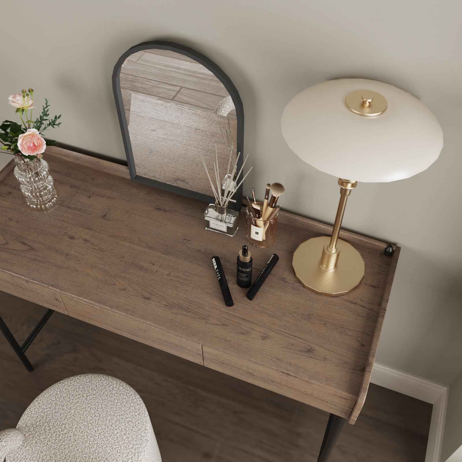 Aikesili 48''x197'' Large Wood Wallpaper Brown Wood Contact Paper Self Adhesive Wood Grain Contact Paper for Furniture Countertops Bubble Free Design Thick Removable Waterproof Top Vinyl Wrap