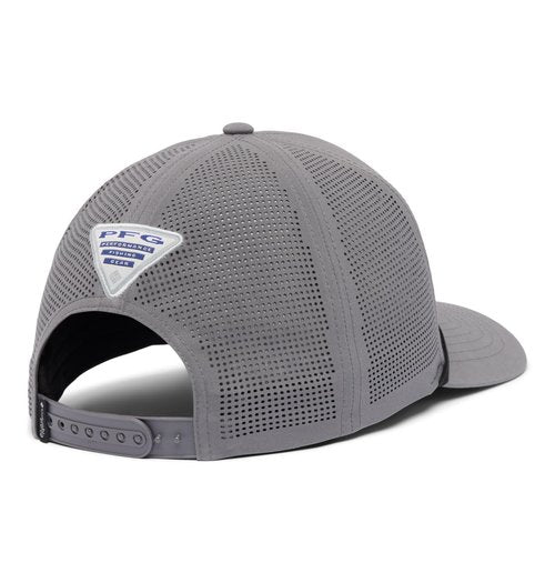 Columbia Unisex Tidal Pursuit 3D Stretch Snap Back, City Grey/Tuna, One Size