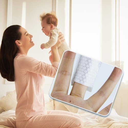 300 PCS Cotton Finger Cots, Finger Covers Protection for Finger Tips, Breathable, Sweat Resistant, and Wear-Resistant, Perfect for Work, Nails Cleaning, and Injured Fingers (White)