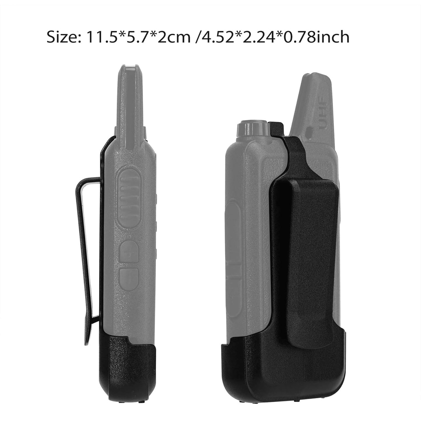 Retevis Original RT22 RT22S Walkie Talkie Belt Clip, Back Clips Compatible with RT22 RT22S LUITON LT-316 WLN KD-C1 Zastone X6 TIDRADIO TD-M8 RADTEL RT-10 2 Way Radios (10 Pack)