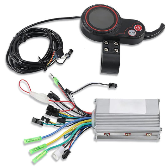 36V 48V 60V Electric Scooter Controller, Controller LCD Display Control Panel with Shift Switch Brushless Motor Speed Controller Screen for Electric Bikes (48V 250/350W color screen dual-mode model)