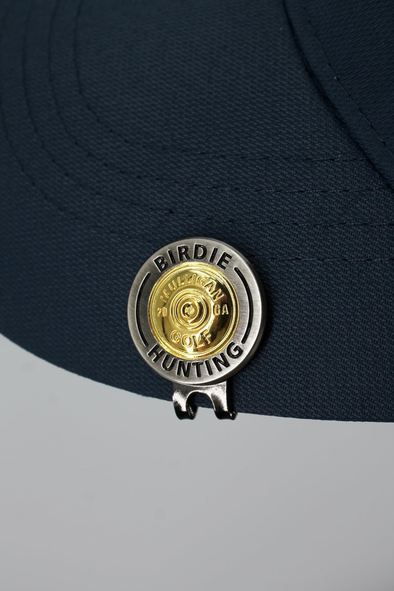 Mulligan Hooligan Golf Ball Marker + Magnetic Hat Clip, Funny and Unique Golf Gift, Premium Quality, The Perfect for Your Favorite Golfer, Golf Accessories for Any Occasions (Birdie Hunting)