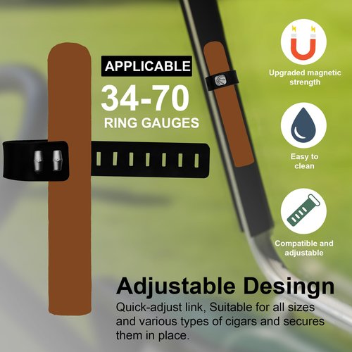 GXYGSYXZ Golf Cart Accessories Portable Magnetic Holder with Magnetic and Adjustable Design - - Perfect for Golfing, BBQ, Fishing, Traveling and Outdoor Adventures (2)