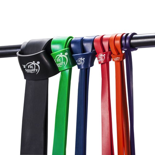 Fit Simplify Pull Up Assist Resistance Bands for Fitness, Physical Therapy, Stretching, Mobility and Exercise