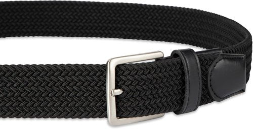 Dockers Men's Braided Belt - 1 3/8 Inch Stretch Fabric for Ultimate Comfort and Style