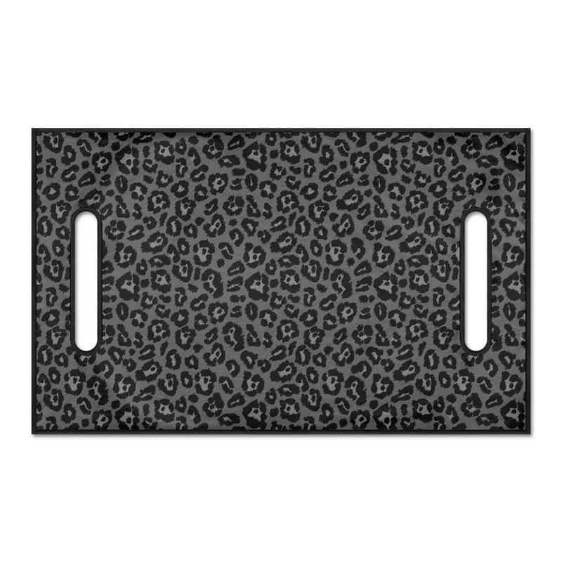Flashideas Black Leopard Print Golf Cart Seat Towel Blanket Covers Portable Club Car Seat Cover Travel Sports Cart Seat Cushion Accessories