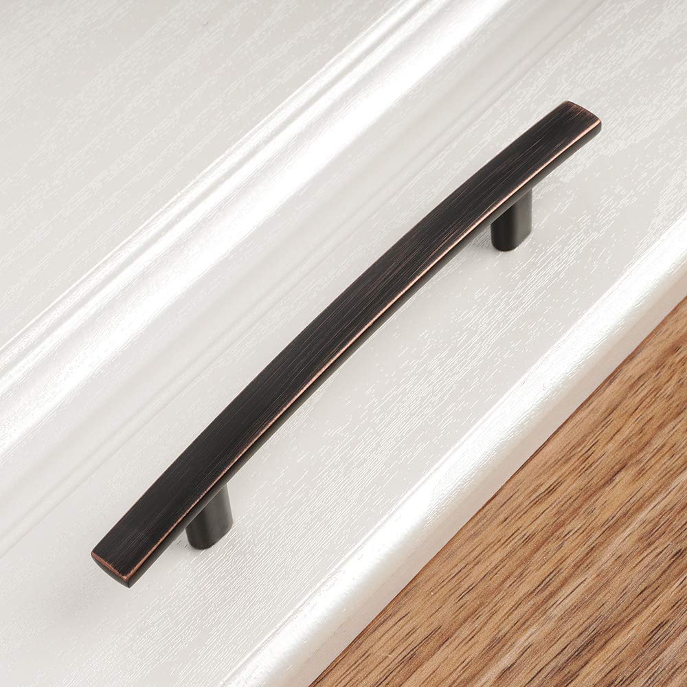 KOOFIZO 30 Pack 3-3/4 Inch Oil Rubbed Bronze Kitchen Cabinet Pulls Rubbed Bronze Cabinet Handles Bronze Cabinet Hardware for Kitchen Cabinets 1961 Drawer Dresser Cupboard Bedroom