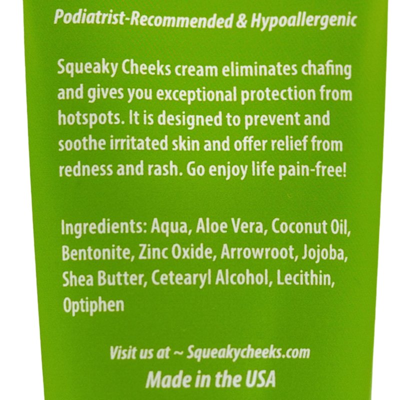 Squeaky Cheeks - Premium Anti-Friction Cream for All-Day Comfort