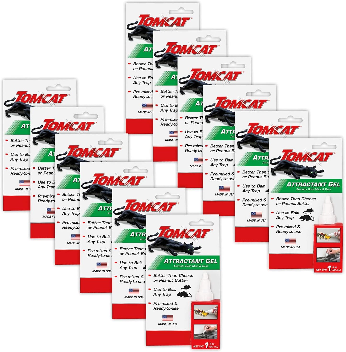 Tomcat Attractant Gel - Effective Rodent Bait for Traps | 4 oz Tube