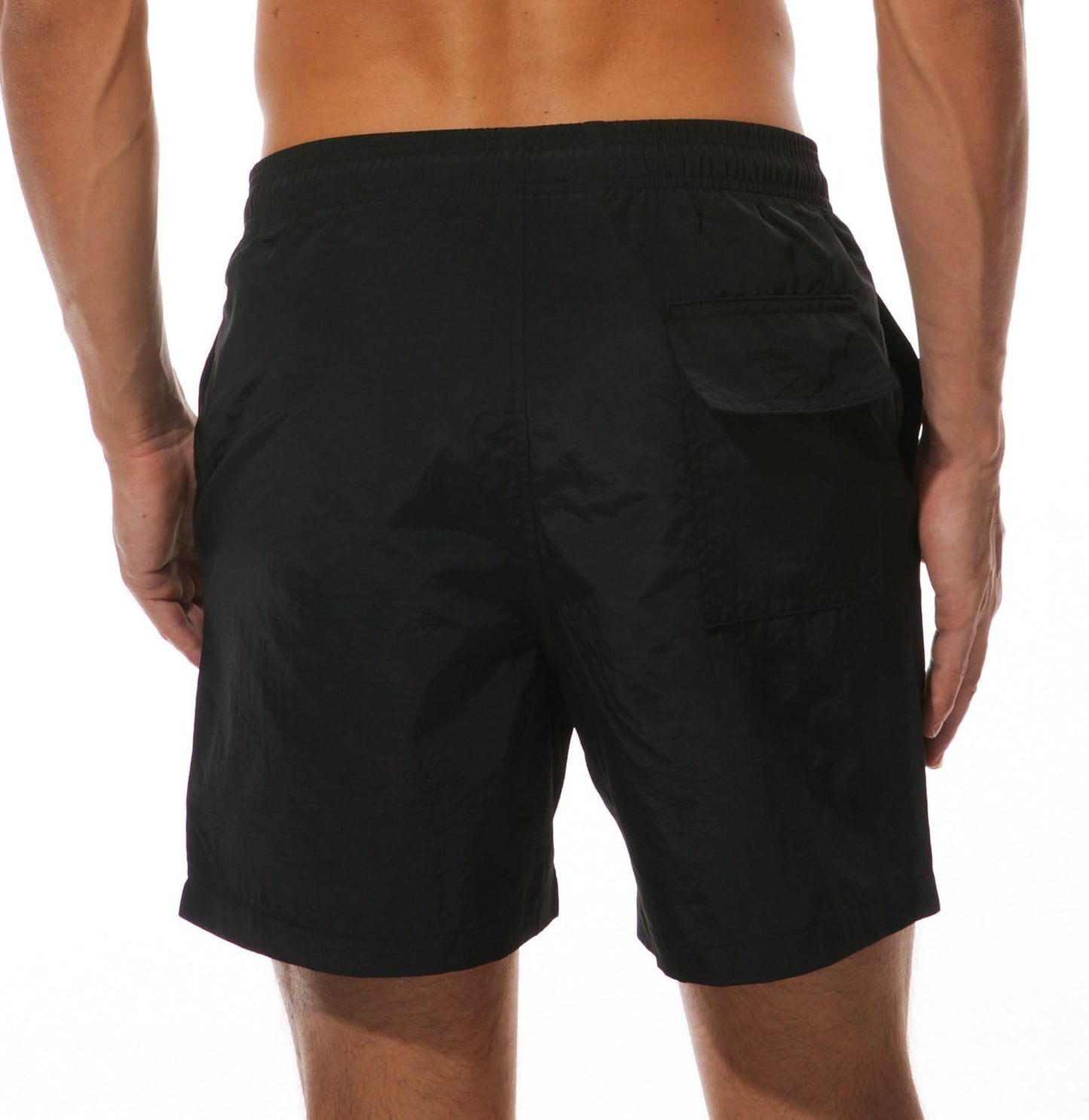 SILKWORLD Men's Swim Trunks - Quick Dry Beach Shorts with Pockets | Comfortable Fit