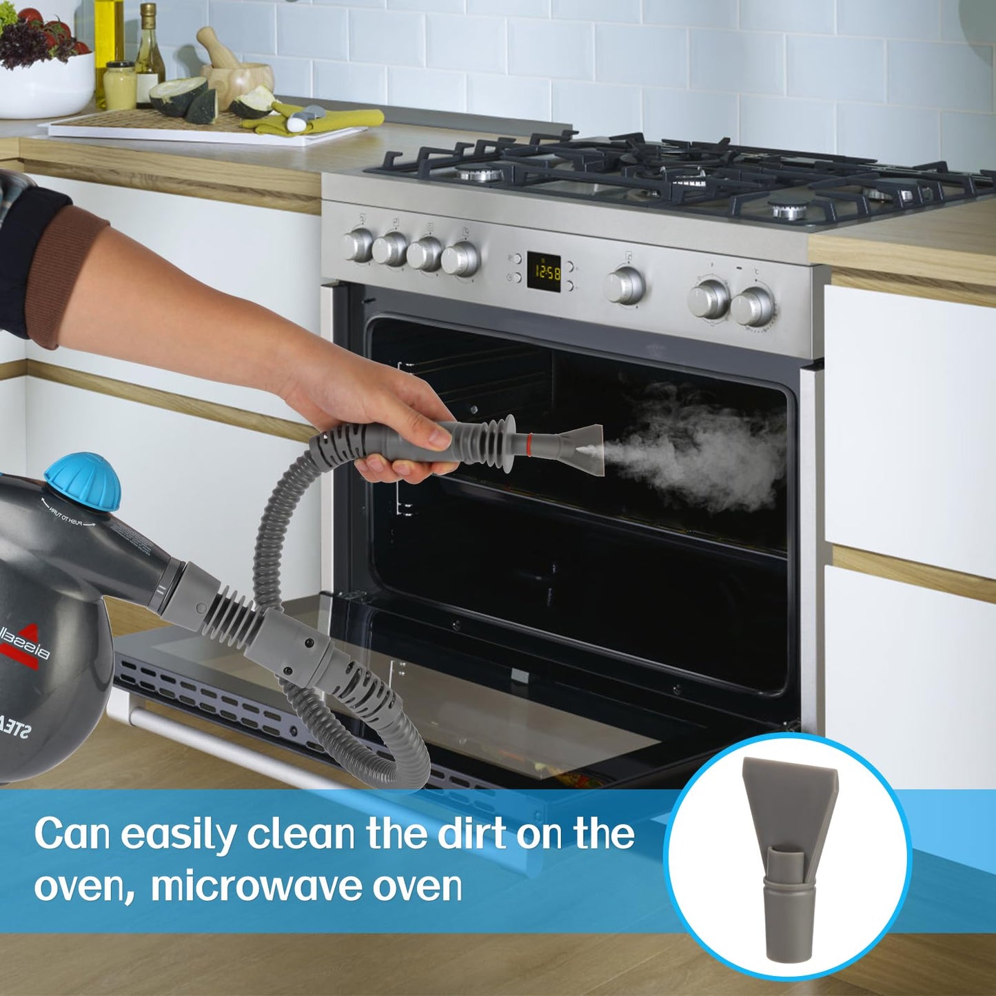 Replacement Extension Hose cleaner brush tool parts for Bissell Steam Shot Omni Hard Surface steam Cleaner 39N7A 39N7V 39N7H 39N71 39N72 39N73 39N78 39N7N 2994B handheld portable steam Accessories