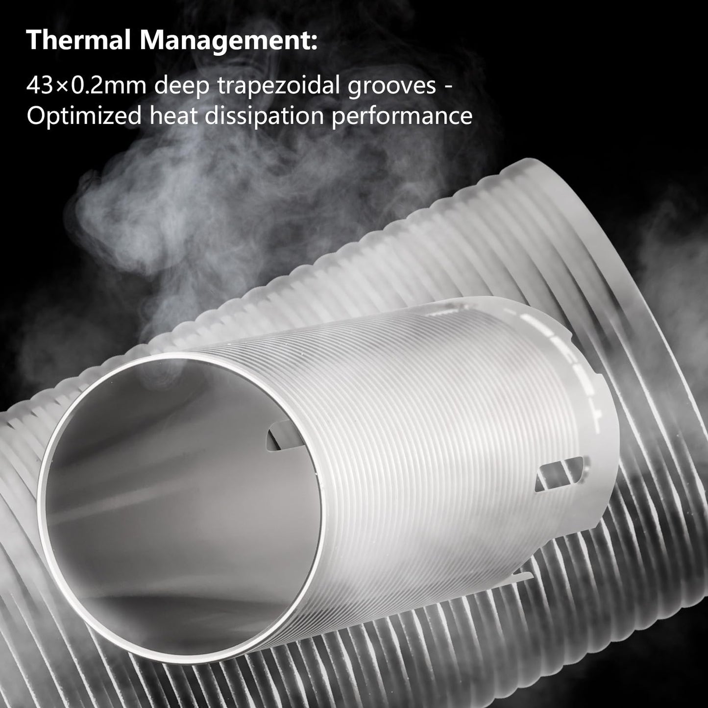 T238- AEG PTFE Coating Cylinder, Stainless Steel Cylinder Type for AEG/Gel Blasters Gearbox(80% air volumes)