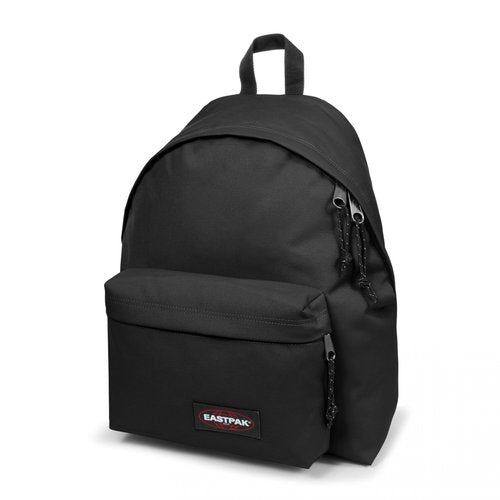 EASTPAK Padded Pak'r – 24L Commuter Travel Backpack with Front Pocket, Water-Resistant, Vegan Materials & Adjustable Straps, Black