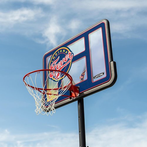 Lifetime Portable Basketball Hoop | Adjustable Height 7.5-10 Ft | 44 Inch Shatterproof Backboard