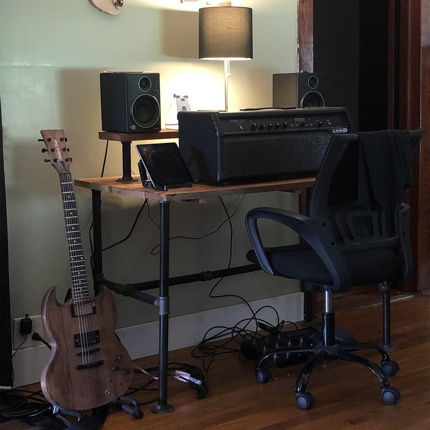 Niubid 10 Pack 3/4 inches Elbows Malleable Cast Iron Pipe, Industrial Pipe for Threaded Black Pipes and Fittings, DIY Steampunk Industrial Vintage Style.